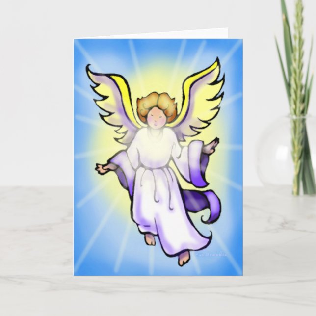 Angel Holiday Card (Front)