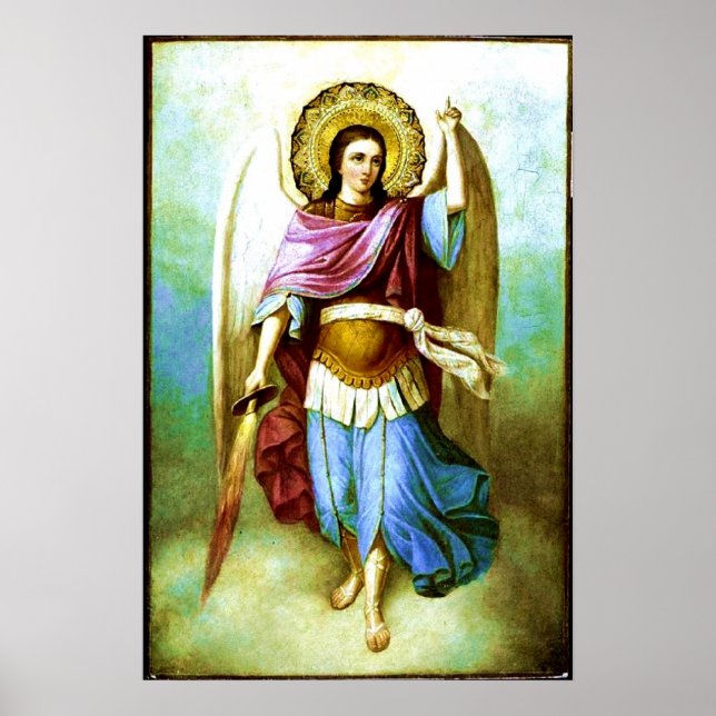 Angel Holy Archangel Saint Michael Poster (Front)