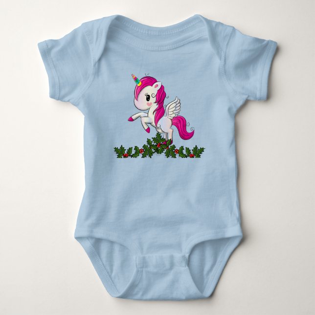 Angel Horse Baby Bodysuit (Front)