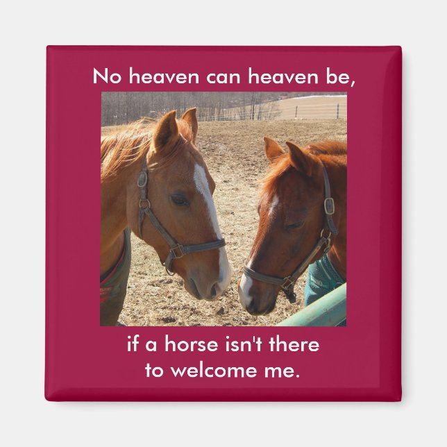 Angel Horses - magnet (Front)