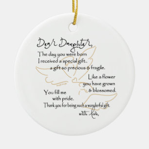 Angel Hugs ornament for Daughter