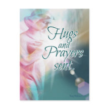 Angel Hugs Prayers Intention Beautiful Watercolor