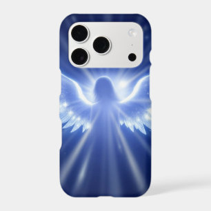 Angel iluminated with stars and Navy Blue