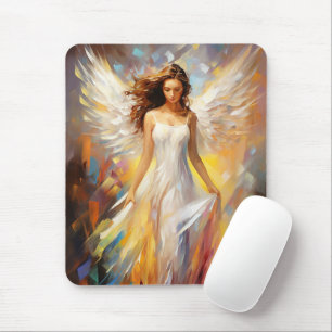 Angel Impressionist Art  Mouse Mat
