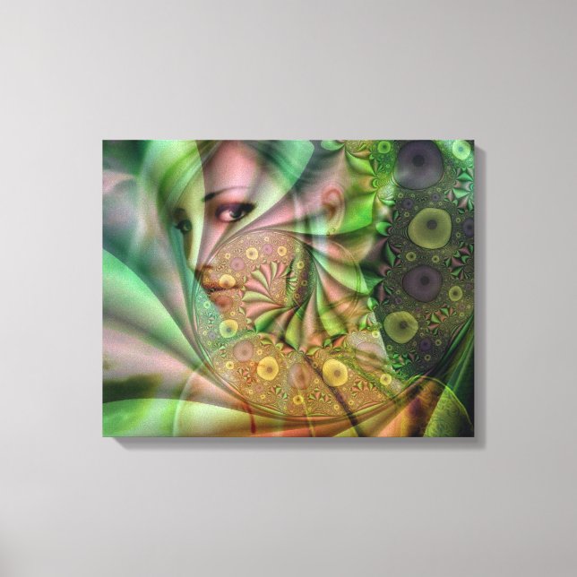 Angel in a dream canvas print (Front)