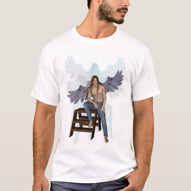 Angel in Blue Jeans T-Shirt (Front)