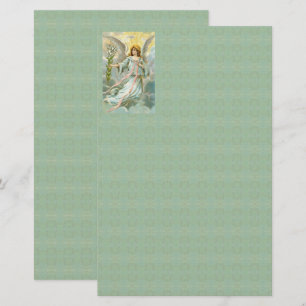 Angel In Blue Stationery