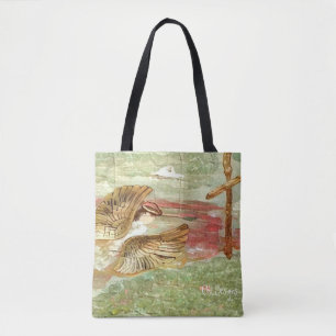 Angel in Flight Design 1 Tote Bag