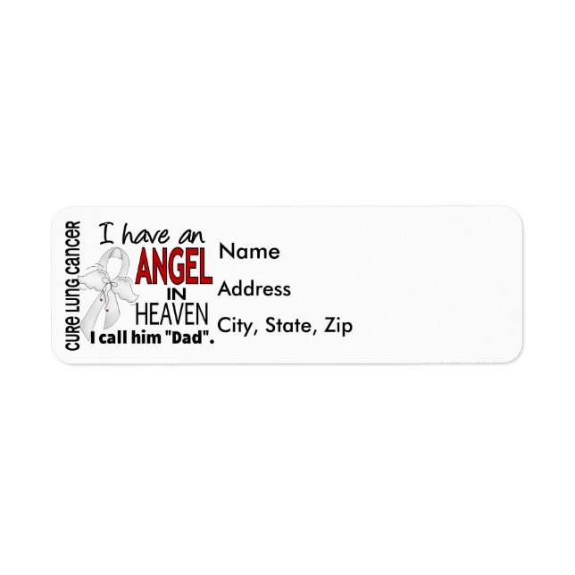 Angel In Heaven Dad Lung Cancer (Front)