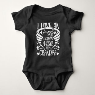 Angel In Heaven/Grandpa T-Shirt Baby Bodysuit
