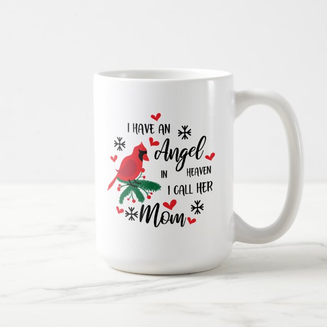 Angel in Heaven Mum Memorial Coffee Mug (Right)