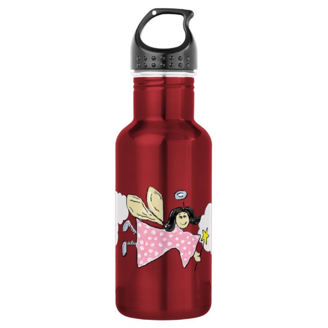 Angel in Pink 532 Ml Water Bottle (Front)
