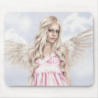 Angel in pink Mousepad