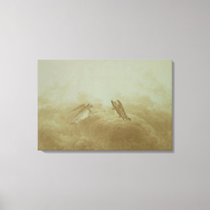 Angel in Prayer, c.1826-34 Canvas Print