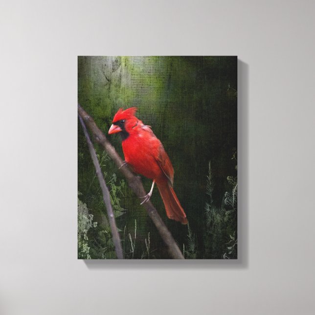 Angel in Red Canvas Print (Front)