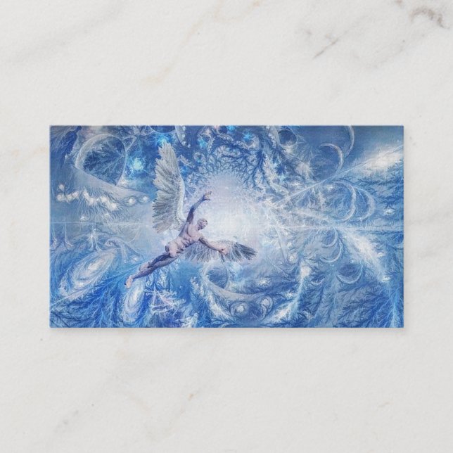 Angel in space tunnel business card (Front)