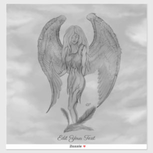 Angel in Tattoo Style