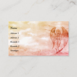 Angel in Tattoo Style Business Card