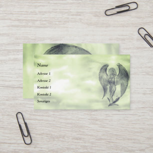 Angel in Tattoo Style Business Card