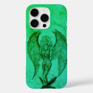 Angel in Tattoo Style iPhone 16 Pro Case