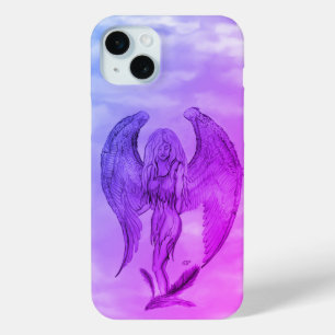Angel in Tattoo Style iPhone 15 Mini Case