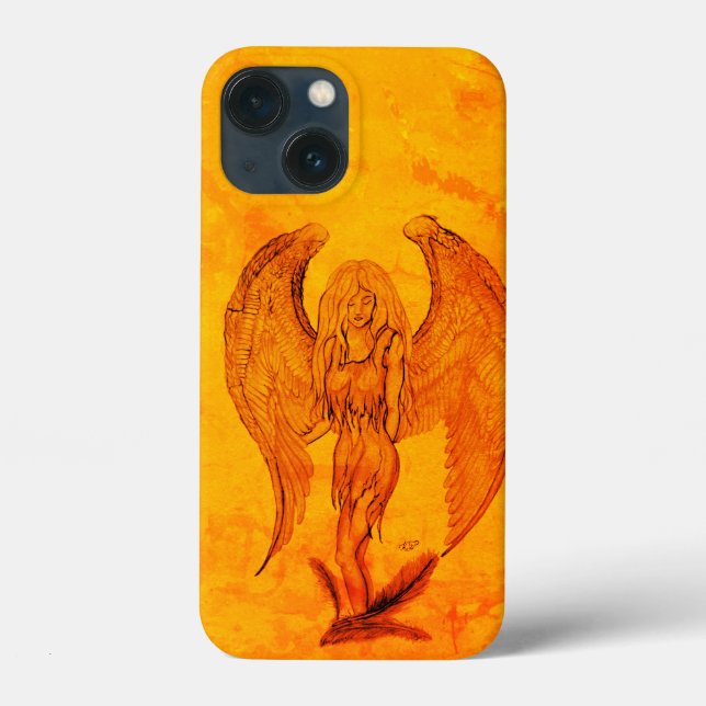 Angel in Tattoo Style Case-Mate iPhone Case (Back)
