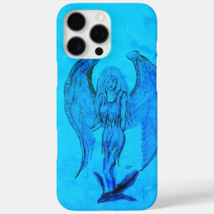 Angel in Tattoo Style iPhone 16 Pro Max Case