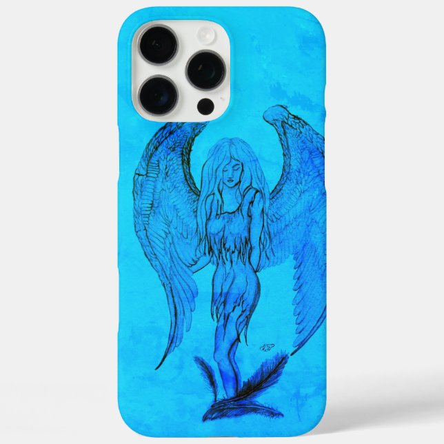 Angel in Tattoo Style Case-Mate iPhone Case (Back)