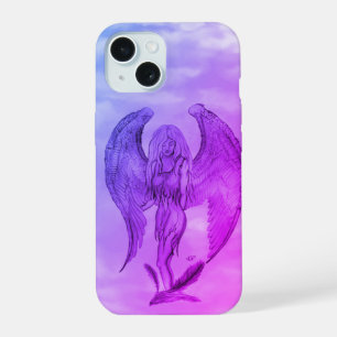 Angel in Tattoo Style iPhone 15 Case