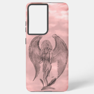 Angel in Tattoo Style Samsung Galaxy Case