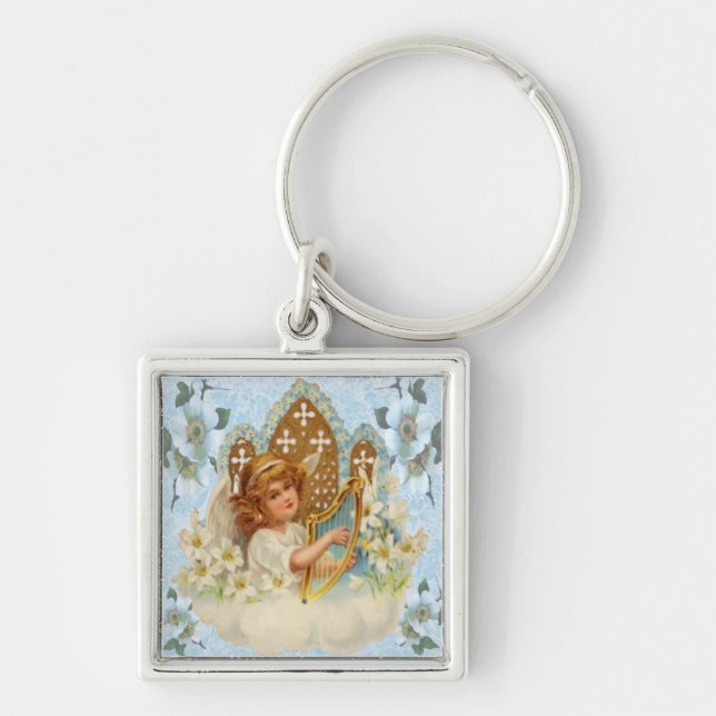 Angel In The Cloud Keychain (Front)