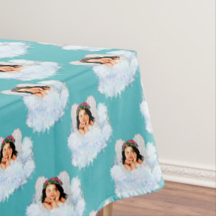 ANGEL IN THE CLOUDS 2-52x70 COTTON TABLECLOTH
