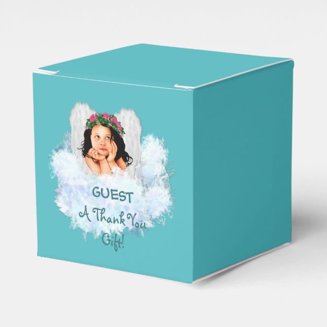 ANGEL IN THE CLOUDS 2, PARTY FAVOR BOX,square Favour Box (Front Side)