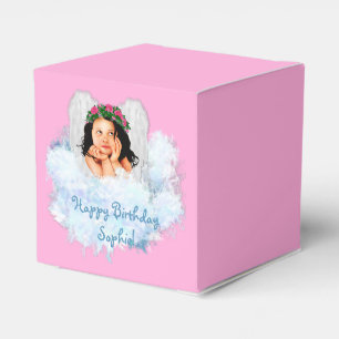 ANGEL IN THE CLOUDS 6, PARTY FAVOR BOX,square Favour Box