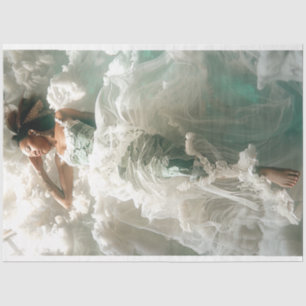 Angel in the Clouds Decoupage Tissue Paper