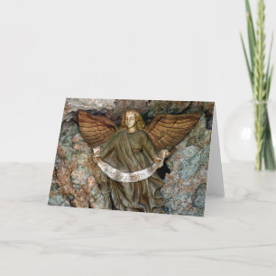 Angel in the Grotto Holiday Card