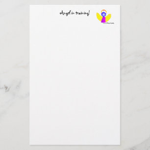 Angel in training! stationery