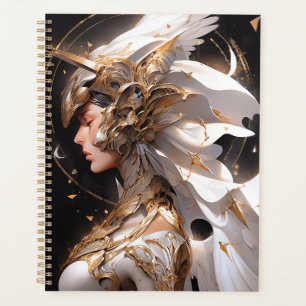 Angel In White Armour Fantasy Art Planner