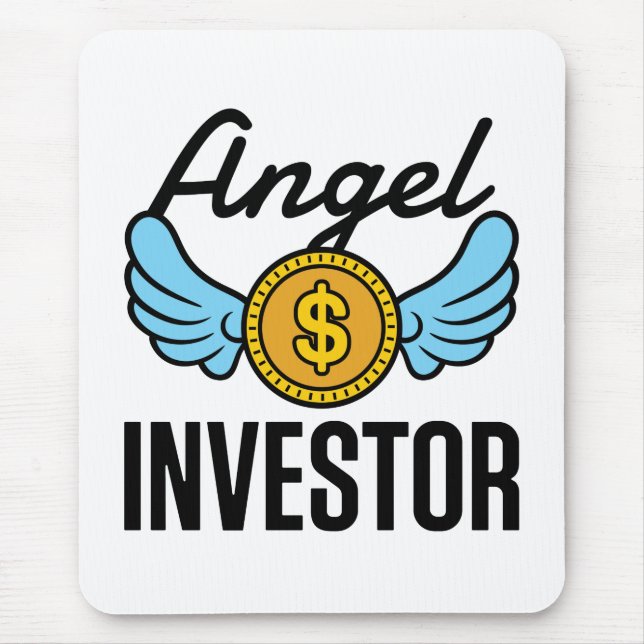 Angel Investor Investing Start-Up Business Mouse Mat (Front)