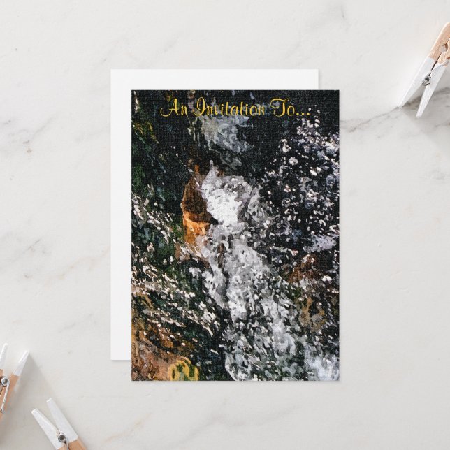 ANGEL INVITATION (Front/Back In Situ)