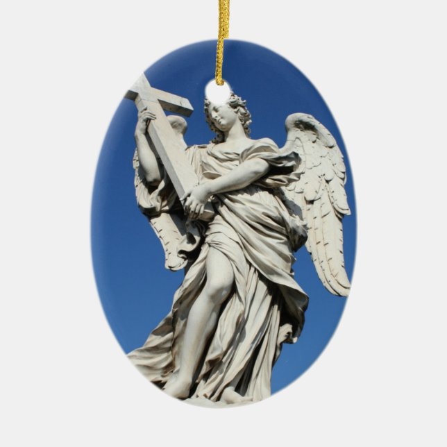 angel IV Ceramic Tree Decoration (Front)