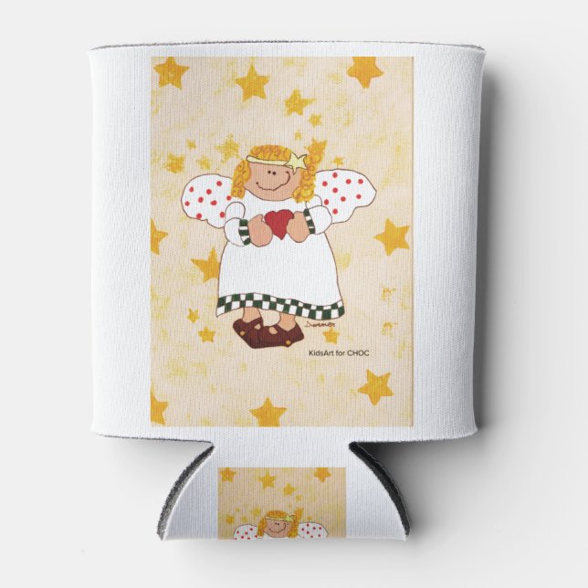 Angel - Kids Art for CHOC Can Cooler (Front)