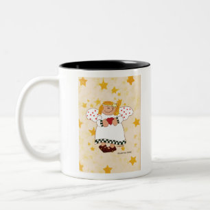 Angel - KidsArt for CHOC Two-Tone Coffee Mug