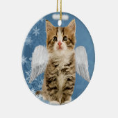 Angel Kitten Christmas Ornament (Right)