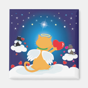 Angel Kitties - With Love from Heaven Magnet