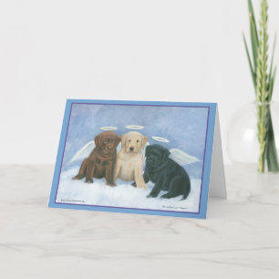 Angel Labbies Christmas Card