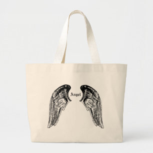 angel large tote bag
