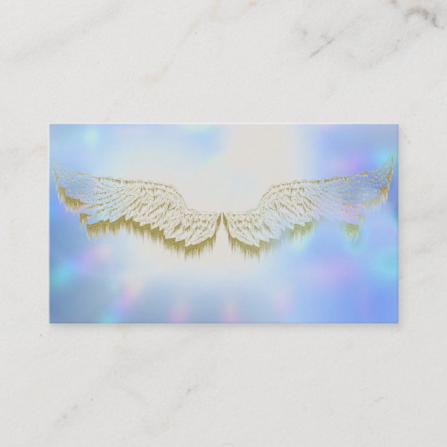 Angel light psychic mystical star business cards (Front)