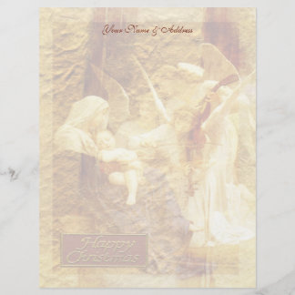 Angel Love Christmas Customised Letterhead