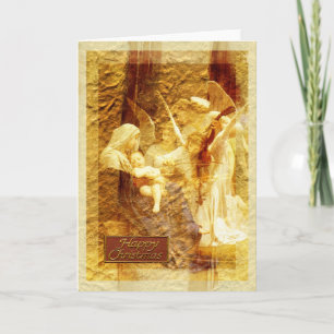 Angel Love Christmas Holiday Card